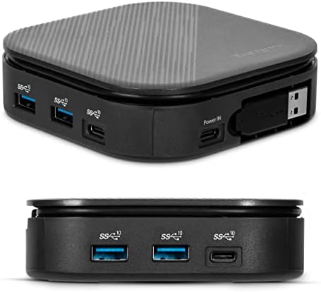 Targus USB-C Universal Dual HD Docking Station with 80W PD Pass-Thru, Docking Station Dual Monitor (HD) or Single Monitor (2K), TAA Compliant Laptop Docking Station w/DisplayLink (DOCK116GLZ)