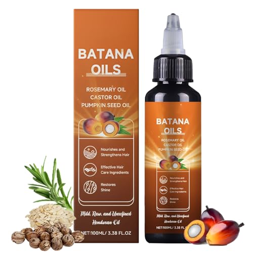 Batana Oil for Hair Growth, 4-in-1 Liquid Batana Oil, with Rosemary, Pumpkin Seed Oil, Castor Oil (1pcs)
