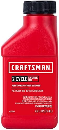 Craftsman CMXG0AW5026 Universal 2-Cycle Oil - 2.6 Ounce (Pack of 12)