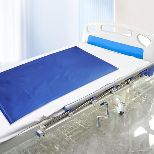 Tubular Slide Sheet for Patient Transfer, Sliding Sheet to Assist Moving Elderly, Draw Sheet for Cars, Vehicles, Wheelchairs and Bed Transfers for Turning, Repositioning, Sliding, Blue, 1Psc, 54"x30"