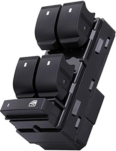 Driver Side Power Master Window Switch, Compatible with Chevy Silverado/Chevrolet Traverse/HHR/2007-2013 GMC Sierra/Yukon/Buick Enclave Replace OE 20945129 25789692