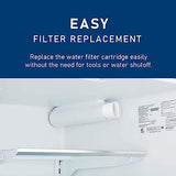 TEEHAY EPTWFU01 Frigidaire Water Filter Replacement, Refrigerator Water Filter Compatible with Frigidaire EPTWFU01, EWF02, Pure Source Ultra II (White, 2 Pack)