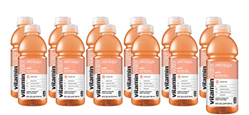 vitaminwater zero sugar gutsy Bottles, 20 fl oz, 12 Pack