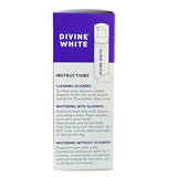 Divine White Dual-Action Stain Removal Aligner/Retainer Cleaner and Teeth Whitening Foam- Hydrogen Peroxide-Good for Invisalign, ClearCorrect, SmileDirectClub, Byte -Oral Care-Foam Toothpaste, 4-Pack