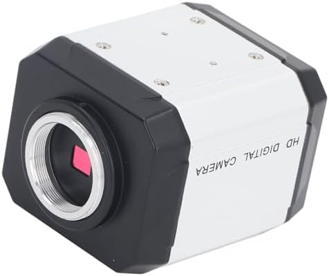 Industrial Microscope Camera, 2 Million Pixels Digital Camera, Digital Video Electronic Industry Microscope with USB VGA Interface Camera for Soldering Repair Detect (US Plug)