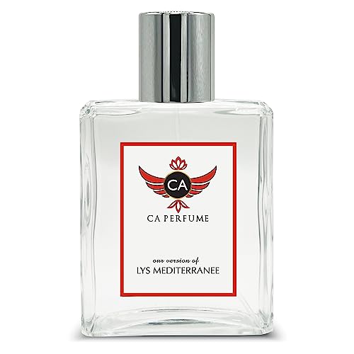 CA Perfume Impression of F Malle Lys Mediterranee For Women & Men Replica Fragrance Dupes Eau de Parfum Spray Bottle 3.4 Fl Oz/100ml-X1