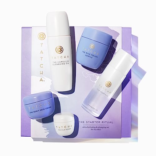 Tatcha The Starter Ritual Set - Ultra Hydrating for Dry Skin | 2 Week Introductory Set | $92 Value