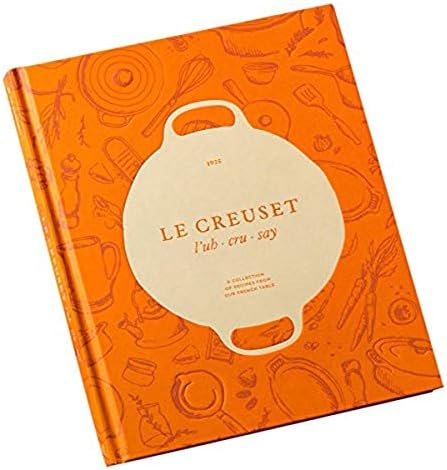 Le Creuset Cookbook, Orange, 8.75" x 11"