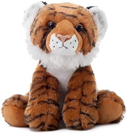 The Petting Zoo Tiger Stuffed Animal, Gifts for Kids, Wild Onez Zoo Animals, Tiger Plush Toy 9 inches