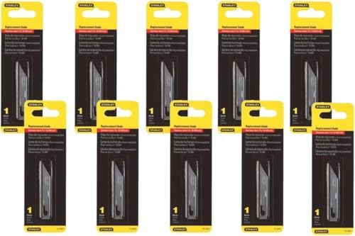 10 Pack Stanley 11-041 Utility Replacement Fine Cutting Blade for 10-049 Pocket Knife