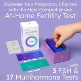 Proov Complete Fertility Testing System | Help Test Your Fertility at Home | Medical-Quality at Home Hormone Tests | Ovulation Confirmation, FSH Test, Estrogen Marker, LH and Progesterone Marker