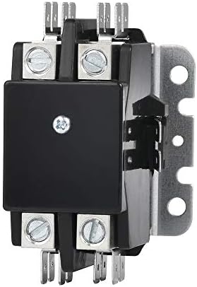 SunLee 2 Pole 40 Amp contactor 120v coil 2 pole Lighting Load 50 AMP Contactor equivalent to 42CF15AF Condenser Compressor Contactor