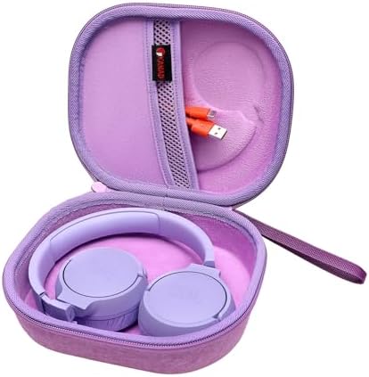 XANAD Hard Case for JBL Tune 520BT/720BT/510BT/660NC/700BT/710BT/760NC/750BTNC/ 660 BTNC/560BT/500BT/E45BT or JBL Live 650BTNC / 460NC / 400BT / 500B Headset (Purple)