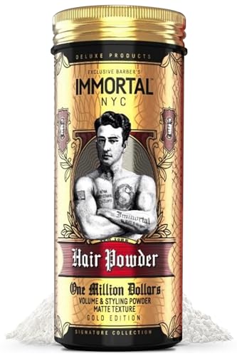 Immortal NYC 'The One In A Million Dollars (Unique Fragranced) TEXTURE/VOLUME POWDER- Extra Strong Flexible Hold - Natural Look - 0.7oz/20gr