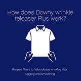 Downy Wrinkle Releaser Fabric Refresher Spray, Odor Eliminator, Ironing Aid and Anti Static Spray, Light Fresh Scent, 33.8 Fl Oz