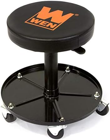 WEN 73012T 300-Pound Capacity Pneumatic Rolling Mechanic Stool