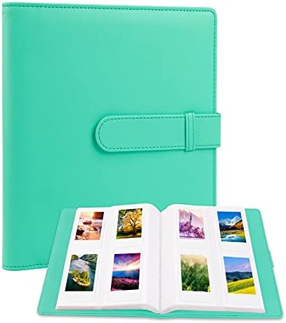 256 Photos Album for Fujifilm Instax Mini Camera/Polaroid 2”x3” Pictures, 2x3 Photo Album Book for Fujifilm Instax Mini 11 12 evo 9 90 70 40 8 Instant Camera & Instax Mini Instant Film (green)