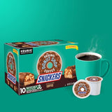 The Original Donut Shop Snickers Coffee, Keurig Single Serve K-Cup Pods, Flavored Coffee, 60 Count, (6 Packs of 10)