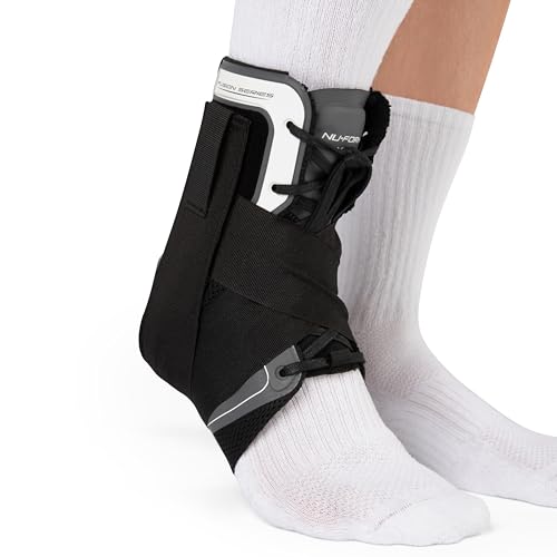 Nu-Form Ankle Brace - Premium, Low Profile Ankle Stabilizer and Ankle Compression Brace - Breathable Ankle Brace for Sports, Ankle Sprains, Injury Recovery Support, & More (X-Large)