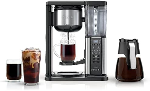 Ninja Hot & Iced, Single Serve or Drip Coffee System, CM300 (Renewed),10 cups