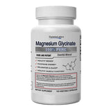 Superior Labs - Magnesium Glycinate - 1250 mg, 120 Vegetable Capsules - Essential Mineral - Maintains Energy - Healthy Bones and Muscle Function- Relaxation & Sleep