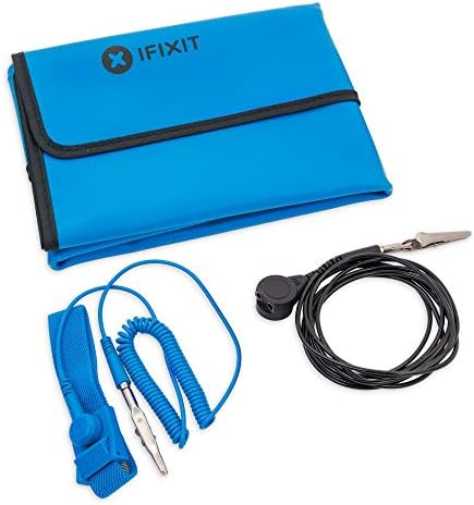 iFixit Portable Anti-Static Mat - ESD Pad, Wrist Strap, Grounding Cord for Electronics Repair
