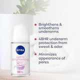 Nivea Deodorant Whitening Extra Care 48h Roll-on: 50 Ml.