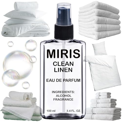 MIRIS Clean Linen Unisex For Women and Men Eau de Parfum | 3.4 Fl Oz / 100 ml
