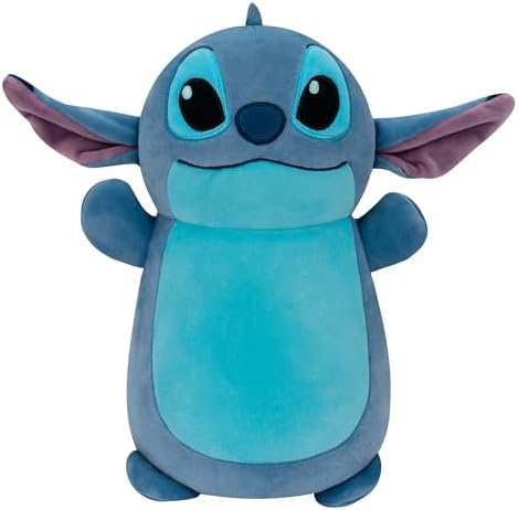 Squishmallows Disney Original 10-Inch Stitch HugMees - Medium-Sized Ultrasoft Official Jazwares Plush