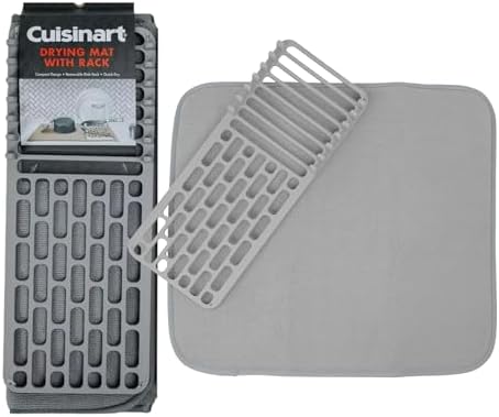 Cuisinart 18US6251GRAY Dish Drying mat, standard, Gray