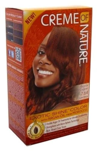Creme Of Nature Color #7.64 Bronze Copper Exotic Shine (3 Pack)