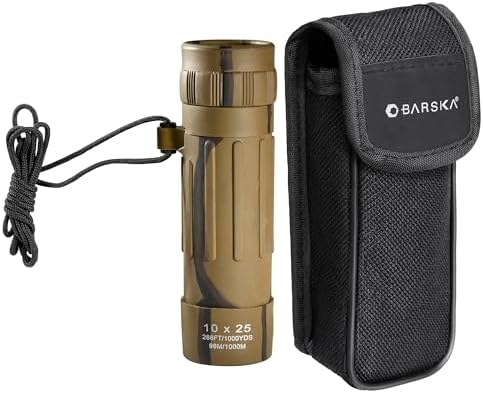 Barska AA10195 Lucid View 10x25 Camouflage Compact Monocular