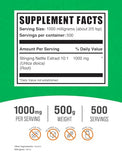 BULKSUPPLEMENTS.COM Stinging Nettle Extract - from Stinging Nettle Leaf, Nettle Supplement - Vegan & Gluten Free, 1000mg per Serving, 500g (1.1 lbs) (Pack of 1)