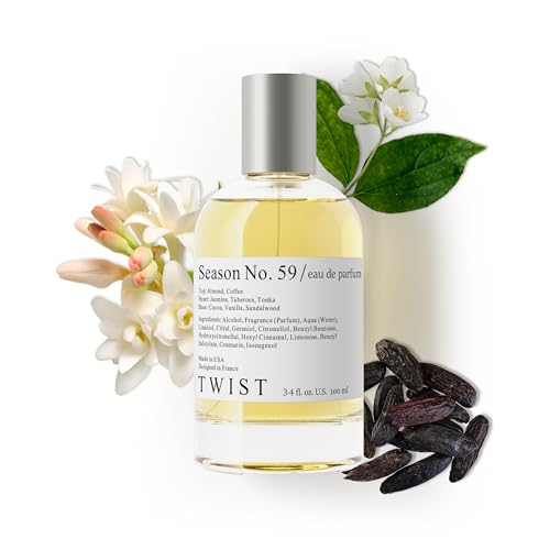 Twist Season No. 59 - Eau De Parfum Inspired by C. Herrera Good Girl, Long Lasting Perfume For Women, Paraben Free, Vegan, Clean Ingredients, Fragrance - Spray 100 ml | 3.4 fl. oz.