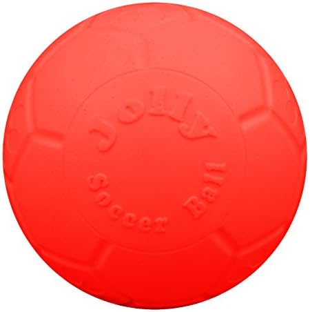 Jolly Pets Medium Soccer Ball Floating-Bouncing Dog Toy, 6 inch Diameter, Orange (SB06 OR)