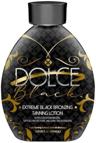 Bronzer Tanning Lotion - Indoor/Outdoor for Tattoo & Color Fade Protection - Anti-Orange, Anti-Aging & Anti-Wrinkle Natural Tanning Bed Lotion