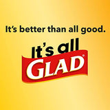 Glad ForceFlex MaxStrength with Clorox Trash Bags, 13 Gal, Lemon Fresh Bleach, 90 Ct, Pack May Vary