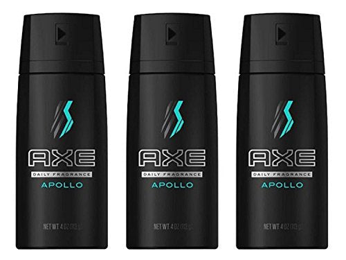 Axe Body Spray Apollo Deodorant Body Spray (3 Pack)