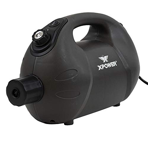 XPOWER F-16 ULV Cold Fogger, Mist Blower, and Sprayer for Cleaning, Disinfecting, Pest Control, Odor Elimination, and Mold Removal, 30+ Ft. Spray Distance, 1.6 L Tank Capacity, 2 Speeds