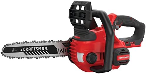 CRAFTSMAN V20 Mini Chainsaw, Cordless, 12 inch, Bare Tool Only (CMCCS620B)