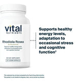 Vital Nutrients - Rhodiola Rosea Extract 3% Standardized Extract - Energy and Stress Support Supplement - 120 Vegetarian Capsules