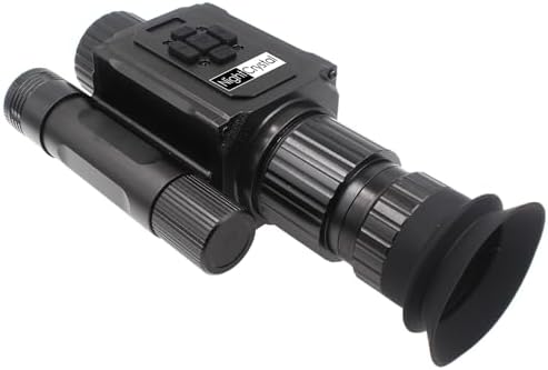 Day Night Vision Scope Digital Monocular Riflescope, 1080p HD, 5X Digital Zoom, Shock Resistant, Perfect for Hunting and Wildlife Observation