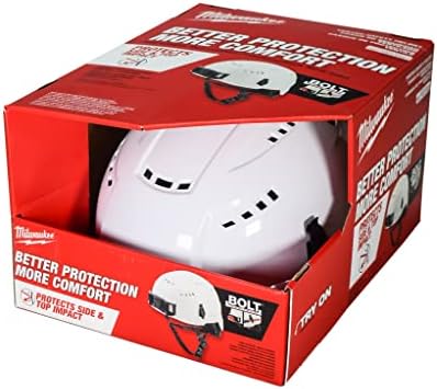 Milwaukee 48-73-1300 White Type 2 Class C Vented Safety Helmet