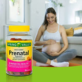 Spring Valley Prenatal Multivitamin Gummies, 90 Ct Bundle with Exclusive Vitamins & Minerals - A to Z - Better Idea Guide (2 Items)
