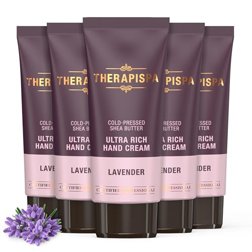 Ultra Rich Hand Cream – Intensive Hydration & Repair for Dry, Chapped Hands | Enriched with Shea Butter, Ceramides, Niacinamide (B3) & Panthenol (B5) (Lavender, 1.7 fl oz, Pack of 5)