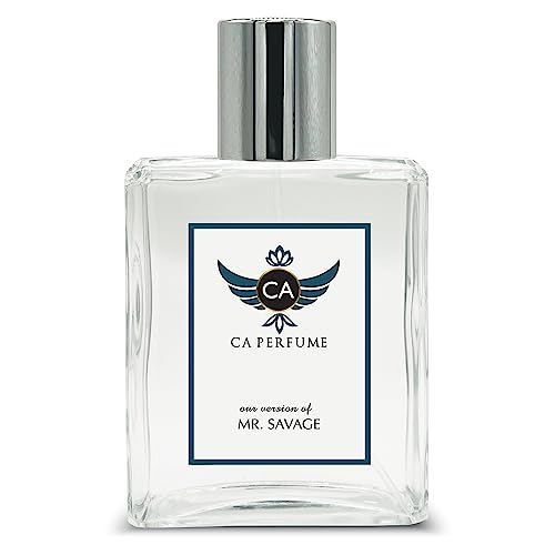 CA Perfume Impression of Mr. Savage For Men Replica Fragrance Dupes Eau de Parfum Spray Bottle 3.4 Fl Oz/100ml-X1
