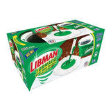 Libman Tornado Spin Mop System Plus 2 Refill Heads | Mop and Bucket with Wringer Set | Floor Mop | Spin Mop | Libman Mop | Mops for Floor Cleaning | Hardwood Floor Mop | 3 Total Mop Heads Included