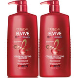 L'Oreal Paris Elvive Color Vibrancy Protecting Shampoo and Conditioner Set for Color Treated Hair, 28 Fl Oz (Set of 2)