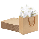 Moretoes 15pcs Gift Bags with Handles Large Gift Bags with Tissue Paper, 12.5"x 4.5"x 11" Heavy Duty Wrap Bags for Shopping, Small Business, Bridal Party, Wedding and Holiday