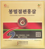 Pocheon 300g(10.6oz) 6Years Korean Panax Red Ginseng Slice with Honey, Saponin, Natural Immune Support